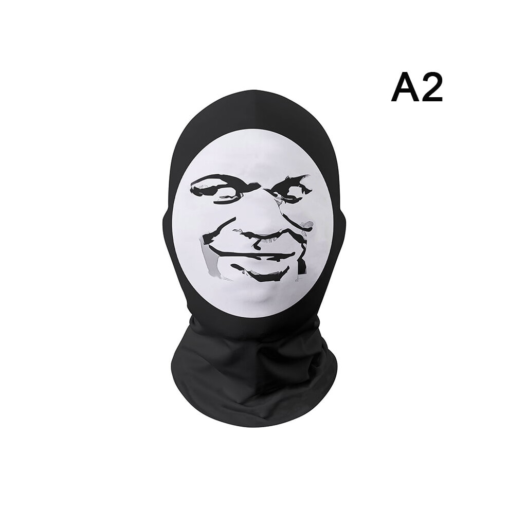 3D Funny Full Face Mask Elastic Mesh Balaclava 962125496185