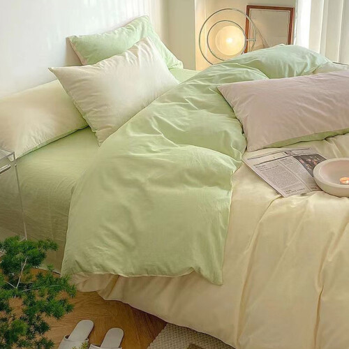 Beddenset van polyester microvezel, 4-delig