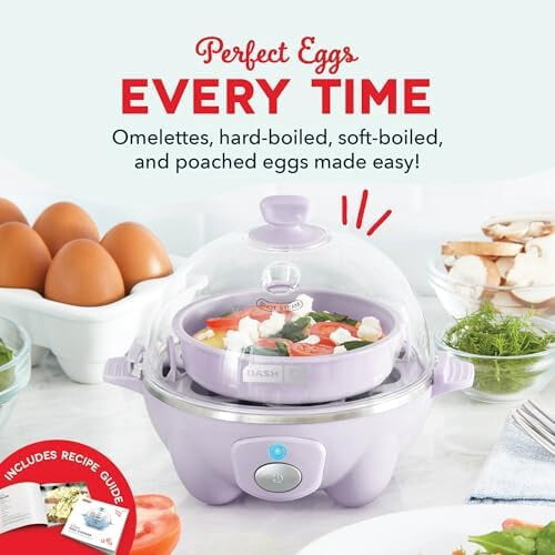 Rapid Egg Cooker for Boiling Poaching Steaming 7 Eggs 2