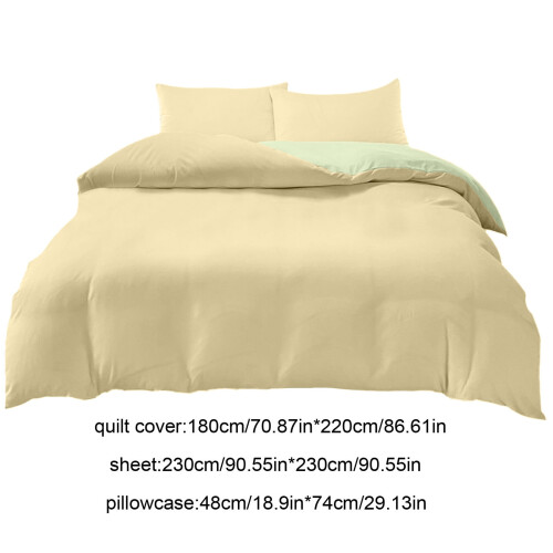 Beddenset van polyester microvezel, 4-delig 2
