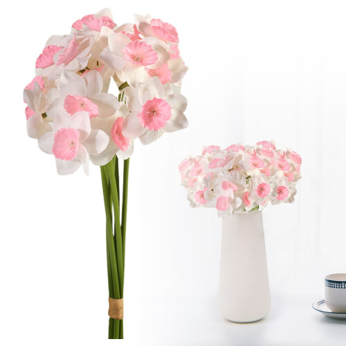Artificial Daffodil Bouquet Light Pink 1 pc 1