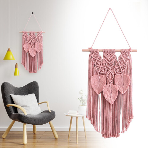 Cotton Rope Tassel Wall Hanging 35x60cm 1