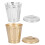 Tiny Trash Bin Assorted Color Iron for Kitchen and Living Room 2Pcs 8