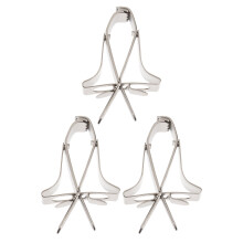 Porte-fruits perroquet en cuivre, lot de 3 pinces