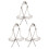 Koperen Papegaai Fruithouder Clip 3-pack 1