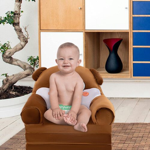3-Layer Foldable Kids Sofa – Cartoon Design, OEKO-Tested 1