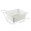 Telescopic Sink Drain Basket with Rod, White PP 2