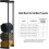Matte Black Stainless Steel Wall Mounted Towel Rack 4