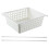 Telescopic Sink Drain Basket with Rod, White PP 4