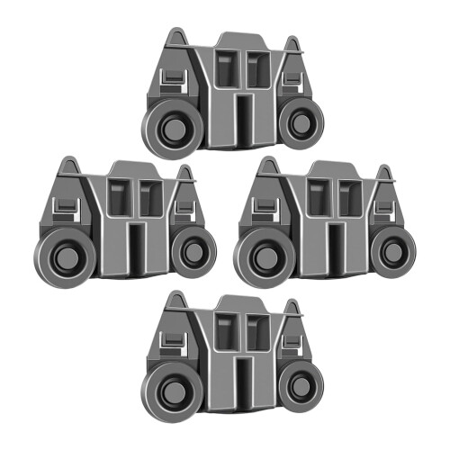 ABS-Geschirrspülkorbrollen-Set (4 Stück)