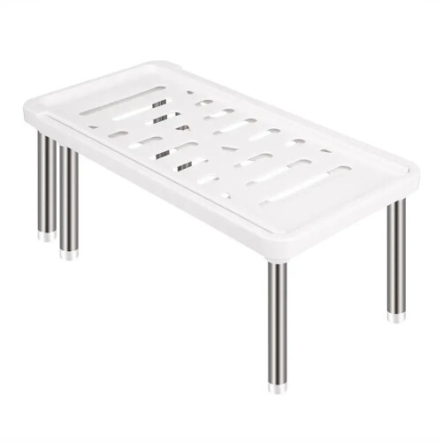 Adjustable PP Storage Shelf for Kitchen, Bathroom & Desk