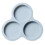Hellblaue Silikon-Muffinform – 3 Mulden, 23 cm, luftdicht 2