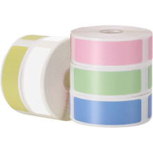 Cinta para hacer etiquetas D11 para impresora D110, resistente al agua, 5 rollos.