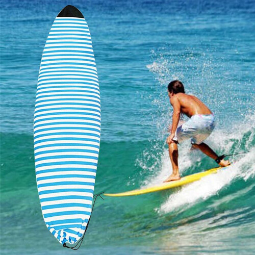 Surfboard Cover Snowboard Cover Light-Weight Soft Elastic Drawstring Carry Protective Storage Bag Case : 180x50cm 2