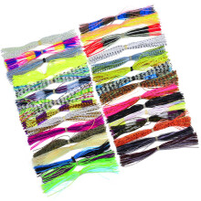 Sciortaí Jig Silicone Ábhair Cheangail Cuileoga 30 Pacáiste