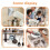 Flexible Silicone Flour Funnel Stand Mixer, Attachment 30 Angled Spout Baking Accessory 2