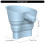 Flexible Silicone Flour Funnel Stand Mixer, Attachment 30 Angled Spout Baking Accessory 3