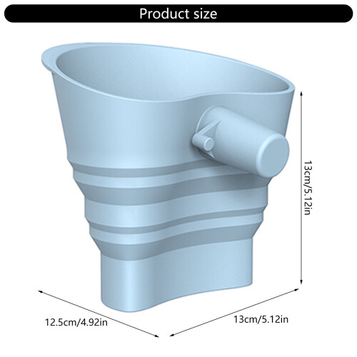 Flexible Silicone Flour Funnel Stand Mixer, Attachment 30 Angled Spout Baking Accessory 2