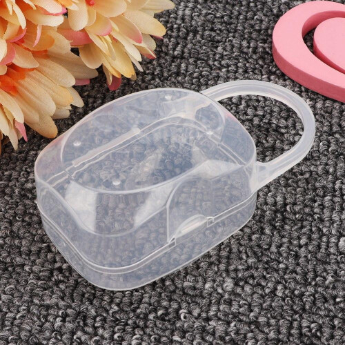 Baby Pacifier and Teether Storage Case Transparent PP 1