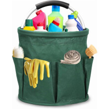 Cleaning Cart with Handle 17L Portable Organizer