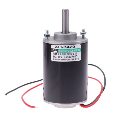 Κινητήρας υψηλής ταχύτητας 24V DC 30W 7000RPM με σπειροειδή άξονα CW/CCW