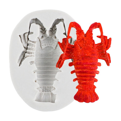 Lobster-Shaped Silicone Fondant Mold
