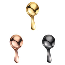 Mini cucharas de acero inoxidable de 3 piezas para frascos y té.