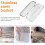 Dishwasher Basket, Stainless Steel Dishwasher Silverware Basket, Replacement Utensil Rectangular Mesh Drain for Small Items(Rectangle-Large) 8