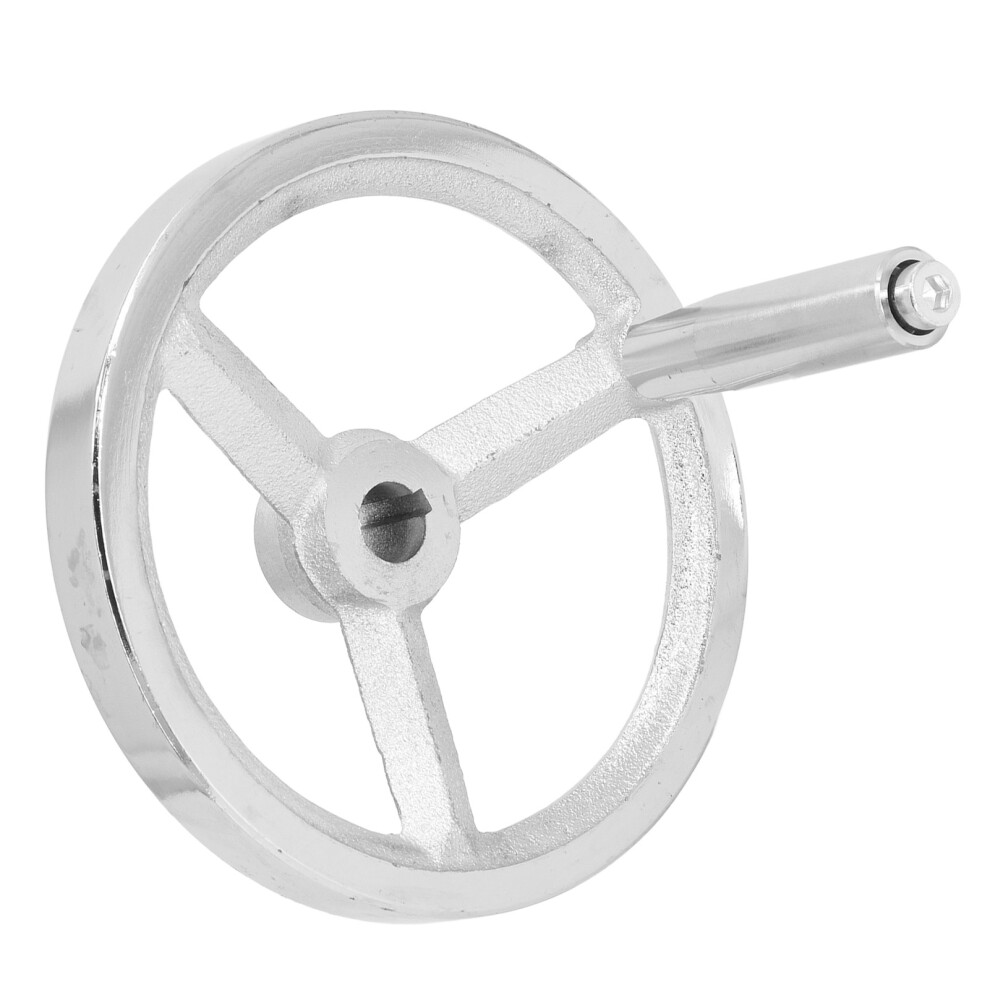 Chrome Handwheel 160mm x 16mm Bore Cast Iron