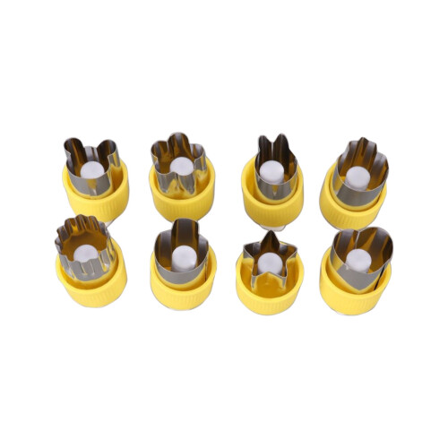 Matpressformset – Rostfritt stål, 8 delar, 1