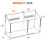 Acrylic Dry Erase Marker Holder with Magnet 2-Compartment 3