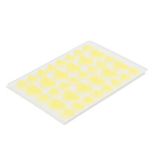 2 piezas 140 parches pegatinas para granos amarillos
