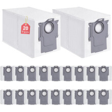 20 σακούλες σκόνης συμβατές με Roborock Q revo, Qrevo S, Qrevo Plus, Qrevo Master, S8 MaxV/MaxV Ultra, Saros 10