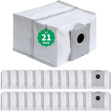 21er-Pack Ersatzstaubbeutel, kompatibel mit ECOVACS DEEBOT X11 PRO Omni, X9 PRO Omni, T50 PRO, T50 MAX, X8 PRO Omni, T80 Omni – Großes Fass