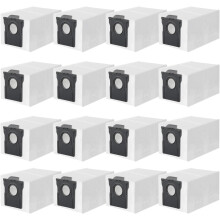 16er-Pack Staubbeutel, kompatibel mit Dreame L10s Ultra, X40 Ultra, X50 Ultra, L40 Ultra, kompatibel mit Mova E40/P10/P50 Pro Ultra Staubsau