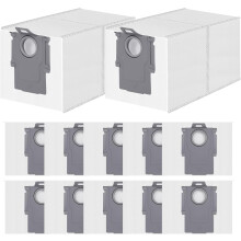 Packung mit 16 Staubsaugerbeuteln, kompatibel mit Roborock Qrevo/Qrevo S/Qrevo Pro/Qrevo Master/Qrevo Edge/Qrevo Curv/Qrevo Slim/Qrevo MaxV/