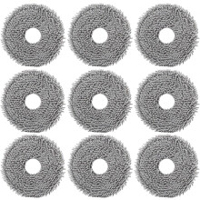 Pakke med 9 reservedele til vådservietter, kompatibel med Roborock Saros 10R / Q Revo/Qrevo MaxV/Qrevo Master/Qrevo Slim/Qrevo Pro/Qrevo S/Q