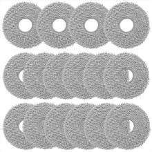 (16 piezas) Almohadillas de fregona compatibles con Roborock Saros 10R/Q Revo/Qrevo S/Qrevo Pro/Qrevo Plus/Qrevo Master/Qrevo Slim/Qrevo Cur