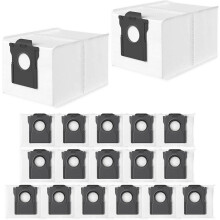 18-delige set stofzakken voor de L40 Ultra, compatibel met Dreame X50 Ultra/Aqua10-serie/X40 Ultra/X30 Ultra/L50 Ultra/L40s Ultra/L40s Ultra