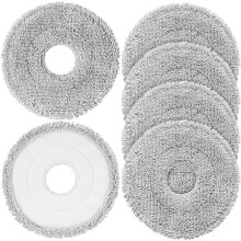 6er-Pack Wischmopp-Pads, kompatibel mit Dreame L40 Ultra/X40 Ultra/X50 Ultra/L50 Ultra/L10S Ultra/L10s Pro Ultra Heat/L10S Ultra Gen2/L40S U