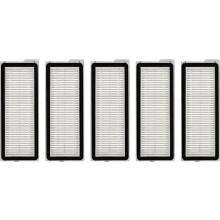 (5 stuks) QV 35S vervangende HEPA-filters compatibel met Roborock QV 35A, QV 35S, Qrevo MaxV, Qrevo S, Qrevo Plus, Qrevo Pro, Qrevo Curv Rob