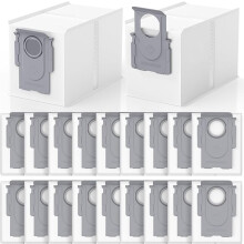 20er-Pack QRevo Staubbeutel als Ersatz, kompatibel mit Roborock QV 35A, Qrevo S5V, Saros 10/10R, Z70, Curv/Curvx, Q Revo S/Pro/Plus/MaxV/Edg
