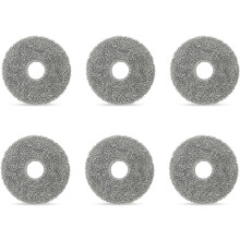 Paquete de 6 toallitas compatibles con Roborock Saros 10R/Qrevo MaxV/Qrevo Pro/Qrevo S/Qrevo Master/Qrevo Slim/Qrevo Curv/Qrevo Edge/Qrevo E