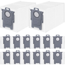 24 bolsas de repuesto compatibles con Roborock QV 35A/Qrevo S5V/QV35S/Saros 10/10R/Z70/Qrevo/Q Revo/S/Qrevo Pro/Plus/MaxV/Master/Curv/Edge/S