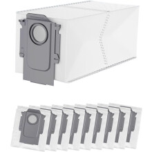 10er-Pack Staubsaugerbeutel, kompatibel mit Roborock Q Revo/Qrevo Pro/QrevoMaxV/Qrevo Curv/S8 MaxVUltra/S8Max Ultra/Qrevo Edge/Qrevo S/Qrevo