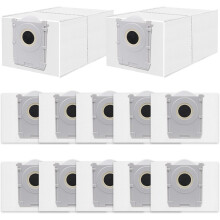 12er-Pack Staubsaugerbeutel, kompatibel mit Ecovacs X8/X9 Pro Omni, T50/T50 Pro/T50 Max Pro Omni, T80 Omni, T30C Pro Omni Staubsaugern, Ersa