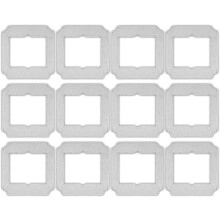 (12er-Pack) Ersatz-Wischmoppbezüge kompatibel mit ECOVACS Winbot Mini Fensterreinigungsroboter, Teilenummer W-CC02-0012, waschbare Wischmopp