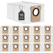 Packung mit 16 Staubsaugerbeuteln, kompatibel mit L10s Ultra/Xiaom i X10+/Dream e L10 Ultra/L10s Pro Ultra/L20 Ultra/X40 Ultra Saugrobotern