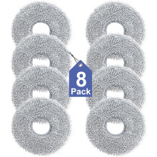 8-pak moppepuder kompatible med Dreame L40/X40/X50/L50/X30/L20/L40s Ultra/L10s Pro Ultra/L10s Ultra Gen2/X60 Max Ultra, kompatibel med Mova