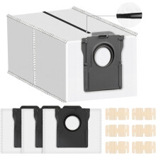 Paquete de 4 bolsas reutilizables para el polvo compatibles con Dreame X50 Ultra Complete / X40 Ultra Complete / L10s Ultra Gen 2 / L10s Ult